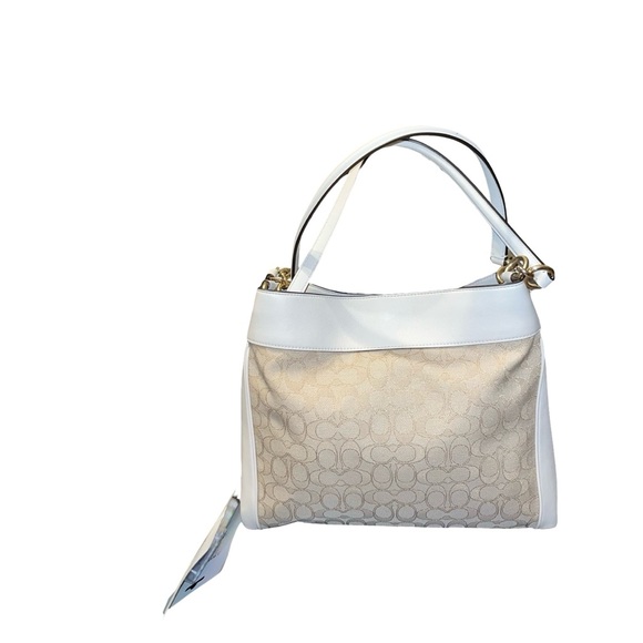 Coach Lexi Canvas & Leather Signature Shoulder Bag F27579 - Picture 5 of 12